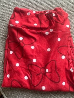 Disney Red and White Polka Dot Leggings
